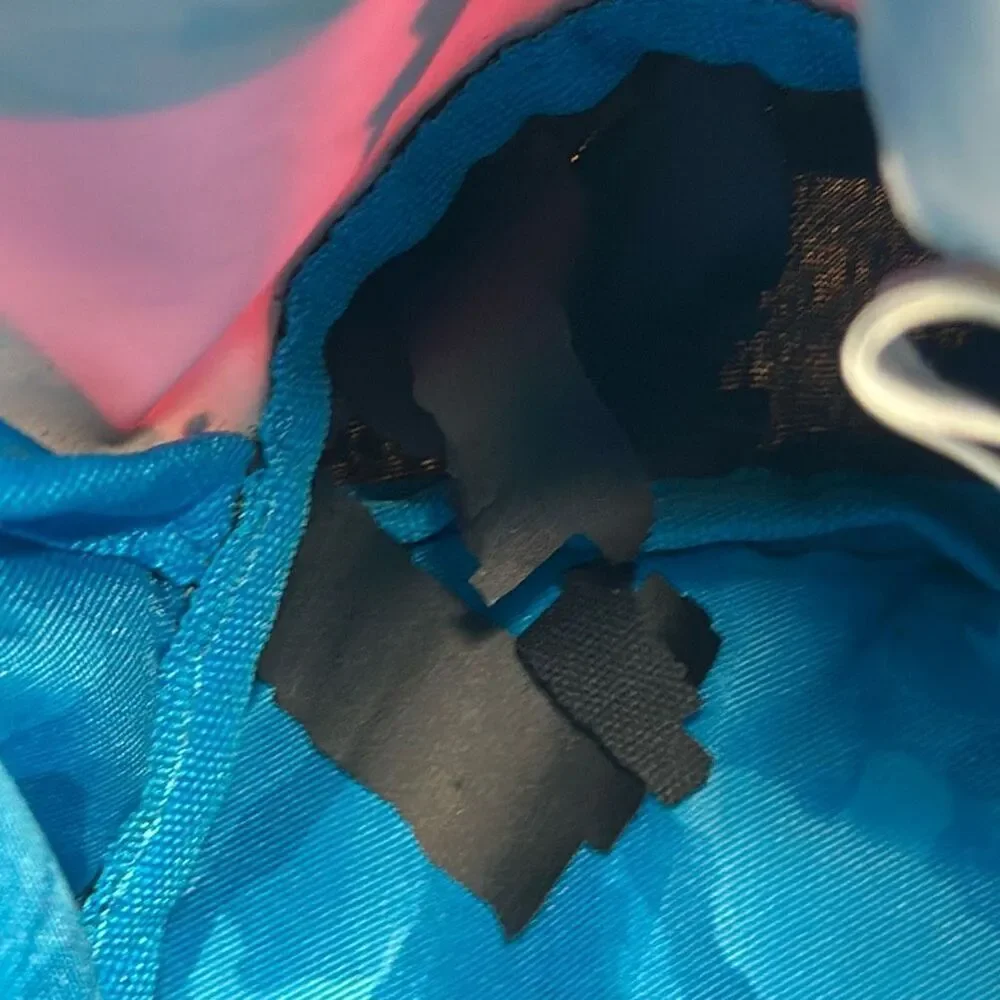 Fortnite Camo Silhouette‎ Dance Backpack Book Bag Bright Colors Purple Pink